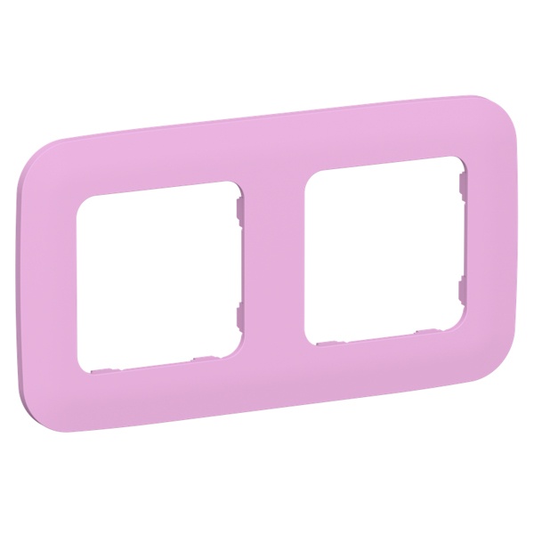 Рамка 2-местная ИЭК FLITE Artistic РУ-2-А-ФлПр пурпурный