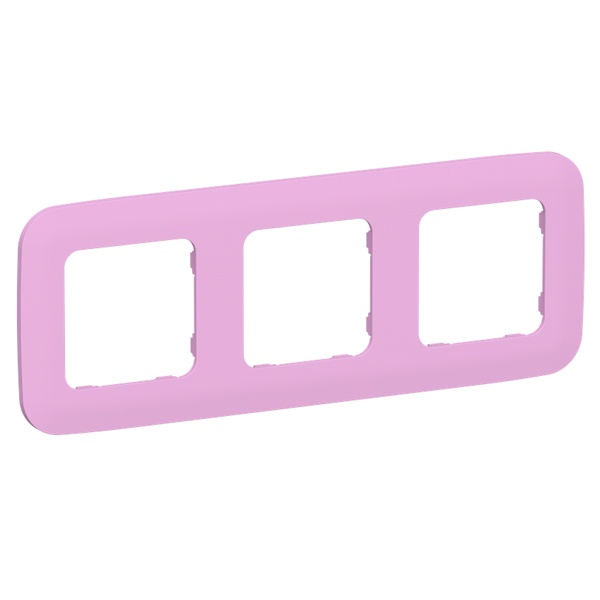 Рамка 3-местная ИЭК FLITE Artistic РУ-3-А-ФлПр пурпурный