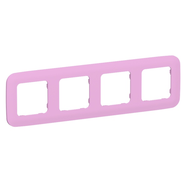 Рамка 4-местная ИЭК FLITE Artistic РУ-4-А-ФлПр пурпурный
