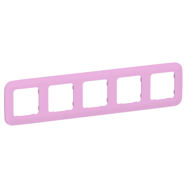 Рамка 5-местная ИЭК FLITE Artistic РУ-5-А-ФлПр пурпурный
