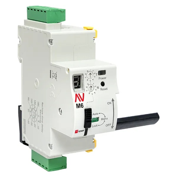Привод моторный с режимом автовзвода EKF AVERES AV-M6 для 2П, 3П и 4П