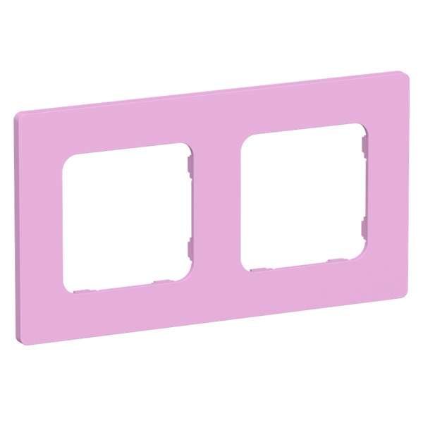 Рамка 2-местная ИЭК FLITE Classic РУ-2-К-ФлПр пурпурный