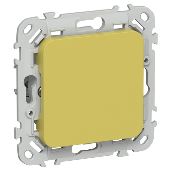 Заглушка с суппортом ИЭК FLITE ЗГ-ФлЖК желтый карри