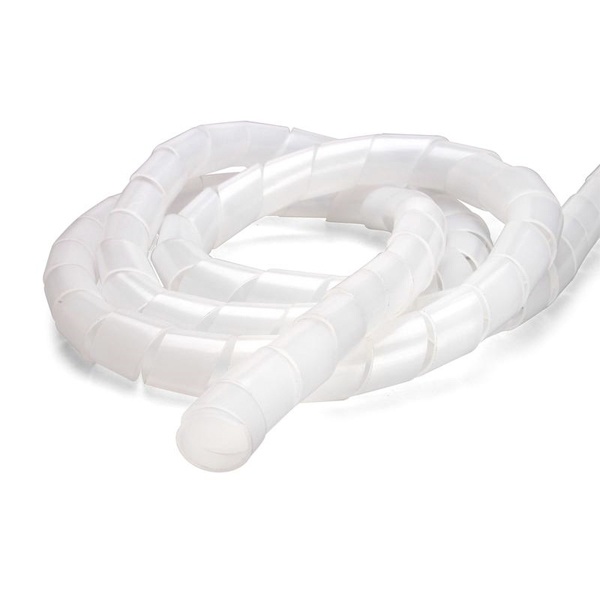 Бандаж спиральный Fortisflex БСП-15 (10м) бандажирование и защита пучка проводов диаметром до 15 мм