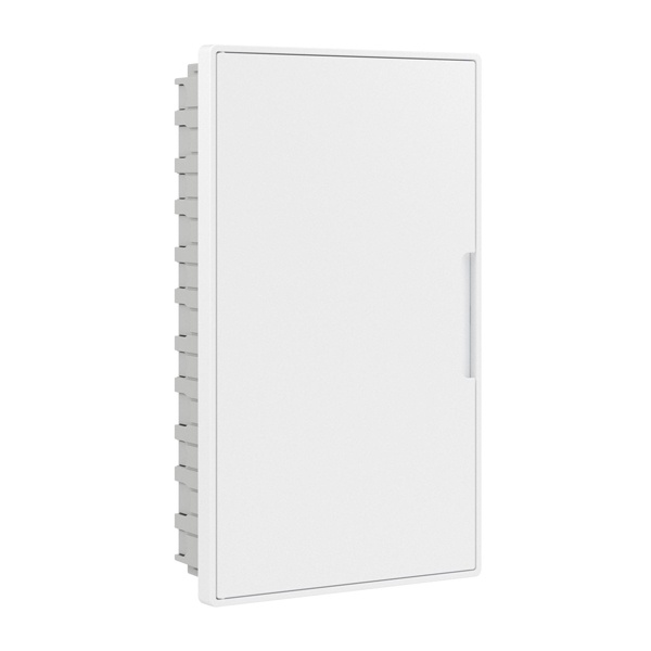 Щиток встраиваемый для полых стен слаботочный DKC FRAME 36м белая дверца, плата, розетки IP40 белый