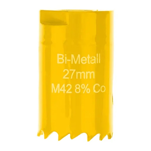 Коронка Kranz Bimetal 27 мм для металла, пластика, дерева, гипсокартона