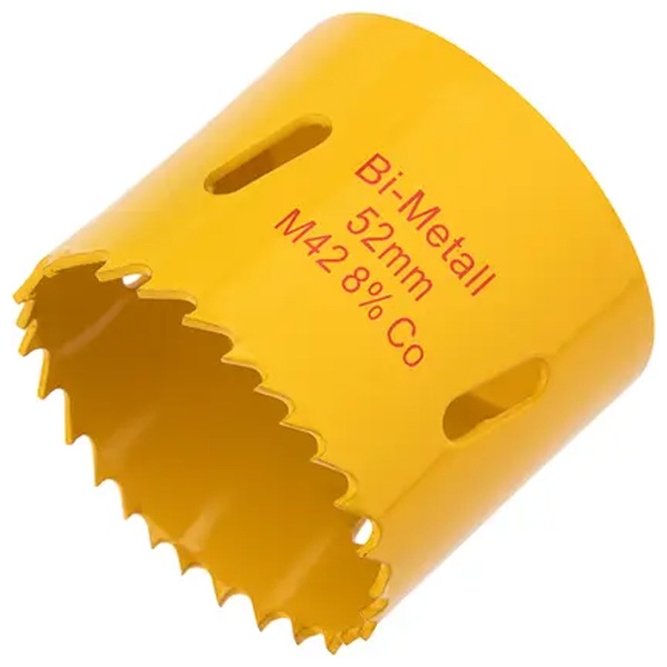 Коронка Kranz Bimetal 52 мм для металла, пластика, дерева, гипсокартона