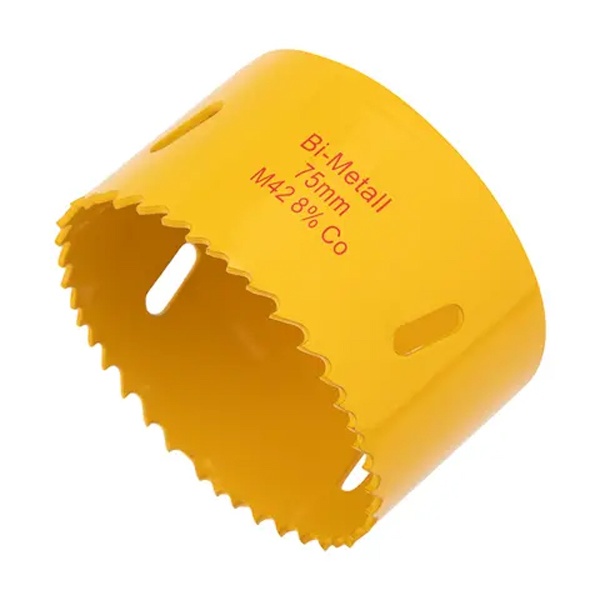 Коронка Kranz Bimetal 75 мм для металла, пластика, дерева, гипсокартона