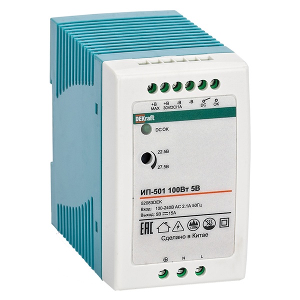 Импульсный источник питания DEKraft ИП-501 60Вт 36В 1,7А вход 85-264В AC