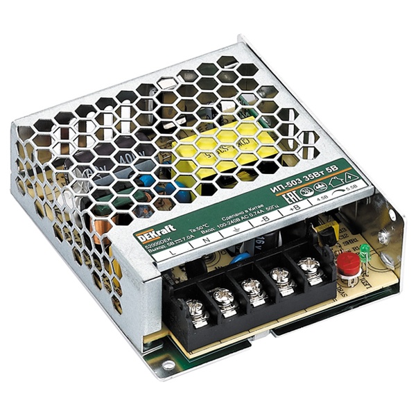 Импульсный источник питания DEKraft ИП-503 50Вт 48В 1,1А вход 85-264В AC