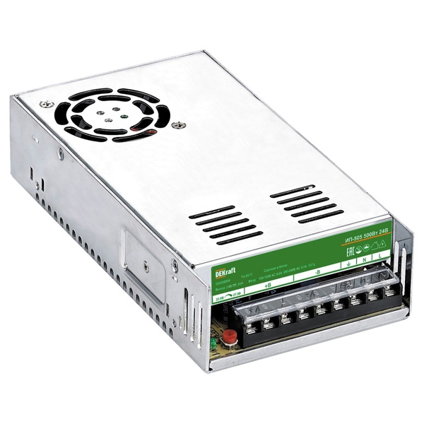 Импульсный источник питания DEKraft ИП-505 2000Вт 12В 130А вход 85-264В AC