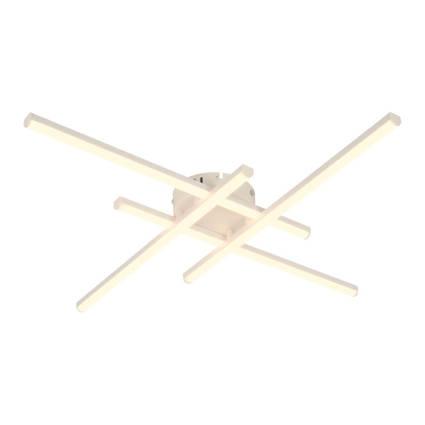 Светильник потолочный светодиодный ЭРА Модерн Nora CLL-1 62W 3000-6500K RC белый с ДУ