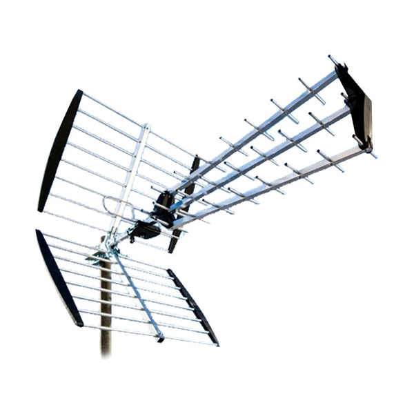 Антенна эфирная Lans UL-15DX усиление 10-15 дБ (аналог/ DVB-T/ DVB-T2) F-коннектор 104,5см