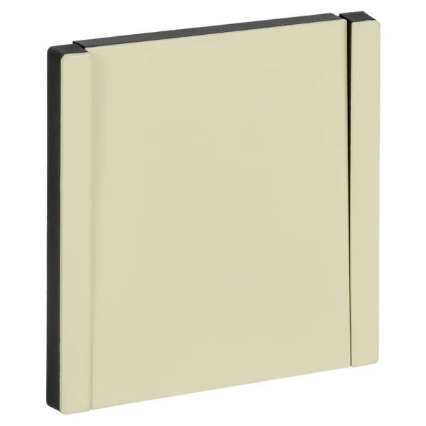 Выключатель одноклавишный ИЭК FORTE&PIANO FP801M 10А металл слоновая кость (бежевый)