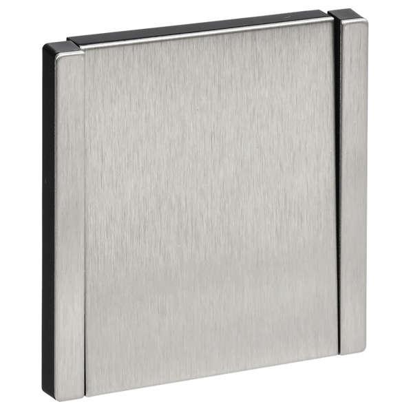 Выключатель одноклавишный ИЭК FORTE&PIANO FP701M 10А металл никель