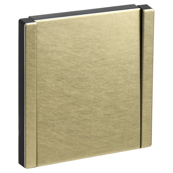 Переключатель одноклавишный ИЭК FORTE&PIANO FP603M 10А металл шампань