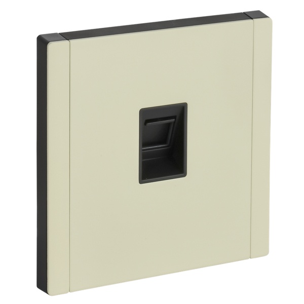 Розетка компьютерная RJ45 кат.5E ИЭК FORTE&PIANO FP832M металл слоновая кость (бежевый)