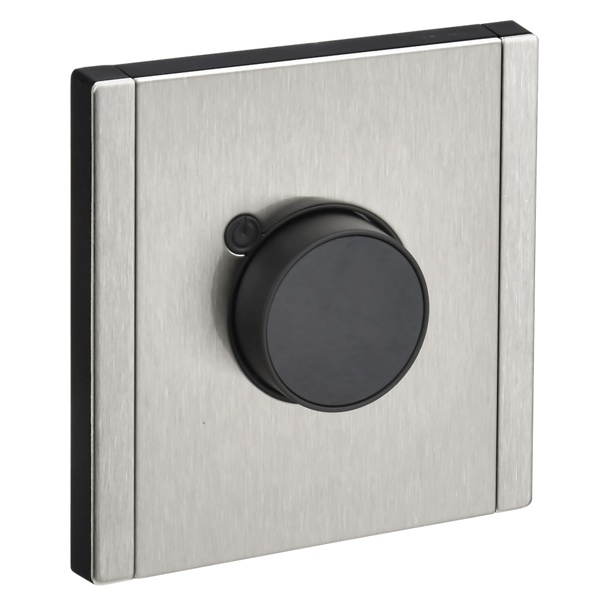 Термостат электронный с индикацией ИЭК FORTE&PIANO FP752M с датчиком 2,4м металл никель