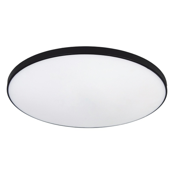 Светильник потолочный светодиодный ЭРА SPB-6 Slim Base 80W 3000-6500K R черный с ДУ