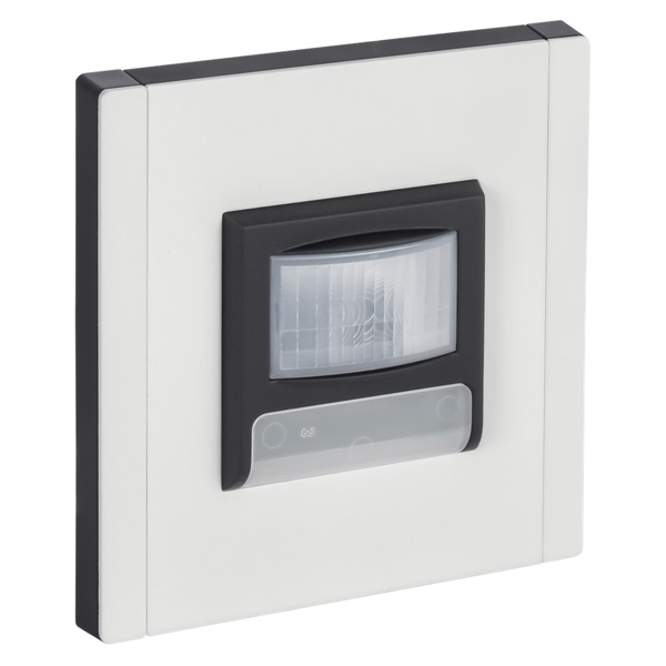 Датчик движения ИЭК FORTE&PIANO FP256M с LED подсветкой металл белый