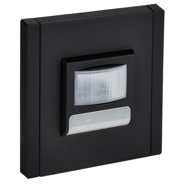 Датчик движения ИЭК FORTE&PIANO FP156M с LED подсветкой металл черный