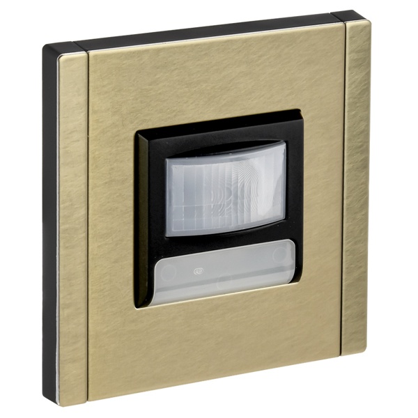 Датчик движения ИЭК FORTE&PIANO FP656M с LED подсветкой металл шампань