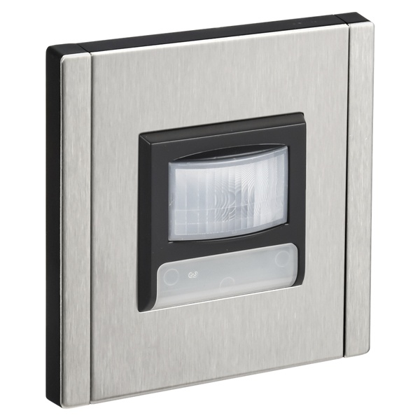 Датчик движения ИЭК FORTE&PIANO FP756M с LED подсветкой металл никель