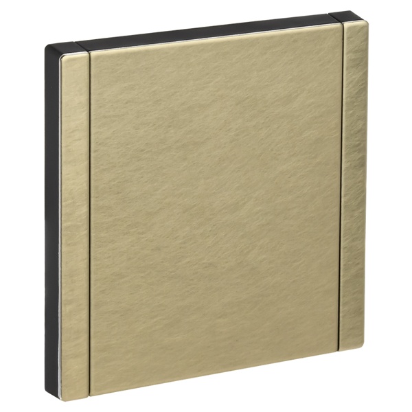 Заглушка с суппортом ИЭК FORTE&PIANO FP641M металл шампань