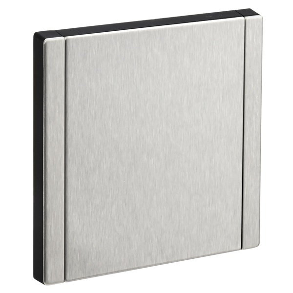 Заглушка с суппортом ИЭК FORTE&PIANO FP741M металл никель