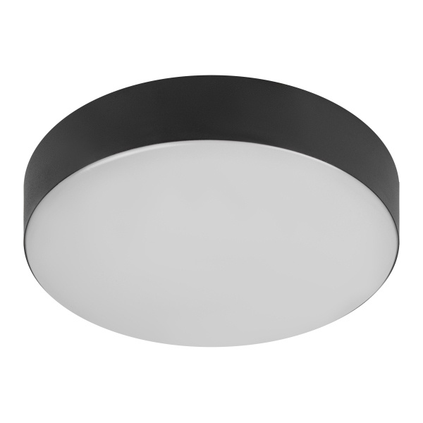 Светильник потолочный светодиодный ЭРА SPB-6 Relict 22 20W 4000K опал черный без ДУ