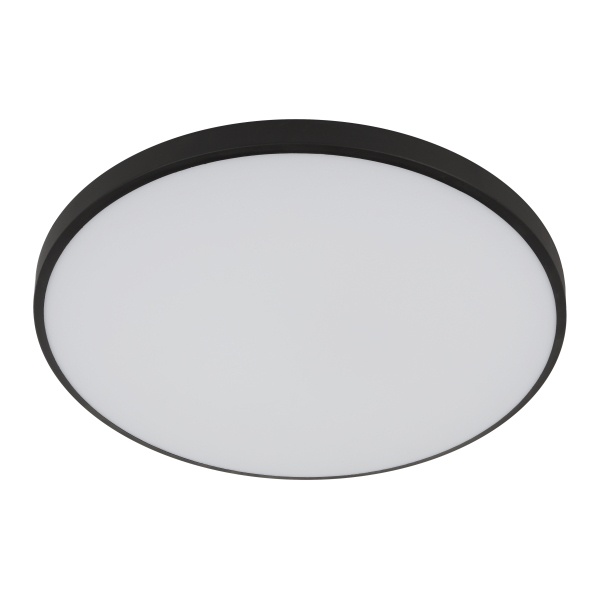 Светильник потолочный светодиодный ЭРА Классик SPB-6 Slim Base 36W 5000K черный без ДУ