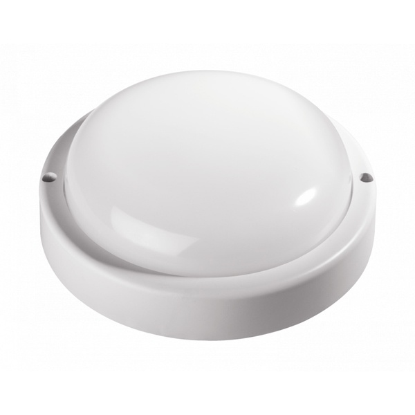 Светильник светодиодный DEKraft ДБО-101 12W 5000K 1000Lm круглый IP65 СВЧ датчик, опал, белый 155x51