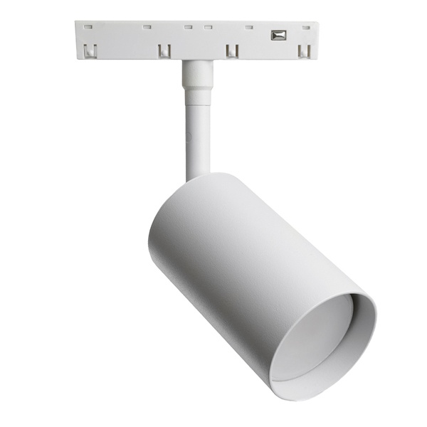 Светильник трековый Feron AL116 под лампу MR16 15W 230V GU10 однофазный, магнитный, белый