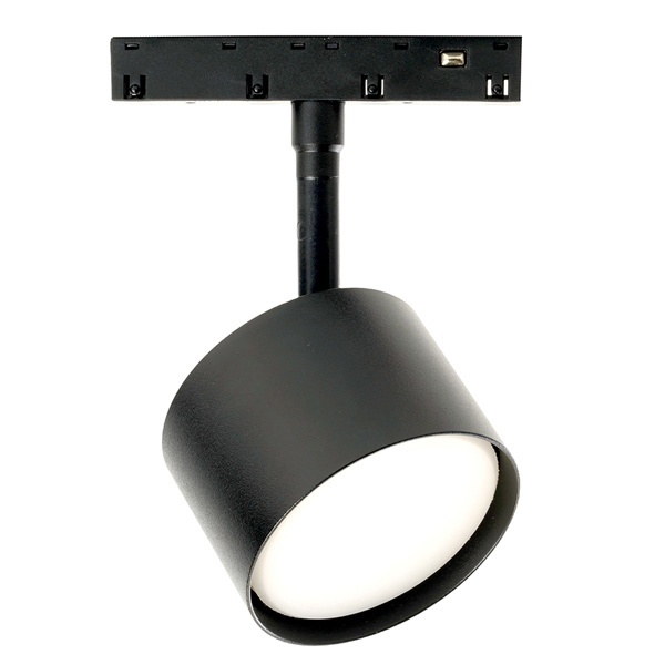Светильник трековый Feron AL119 под лампу GX53 15W 230V однофазный, магнитный, черный