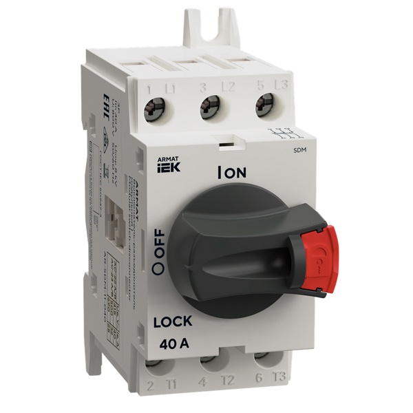 Выключатель-разъединитель ИЭК ARMAT SDM 3P 40А