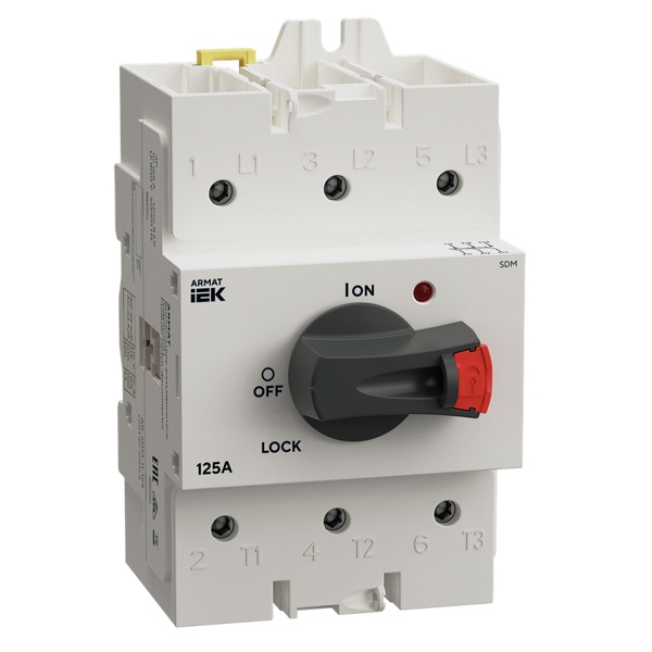 Выключатель-разъединитель ИЭК ARMAT SDM 3P 125А