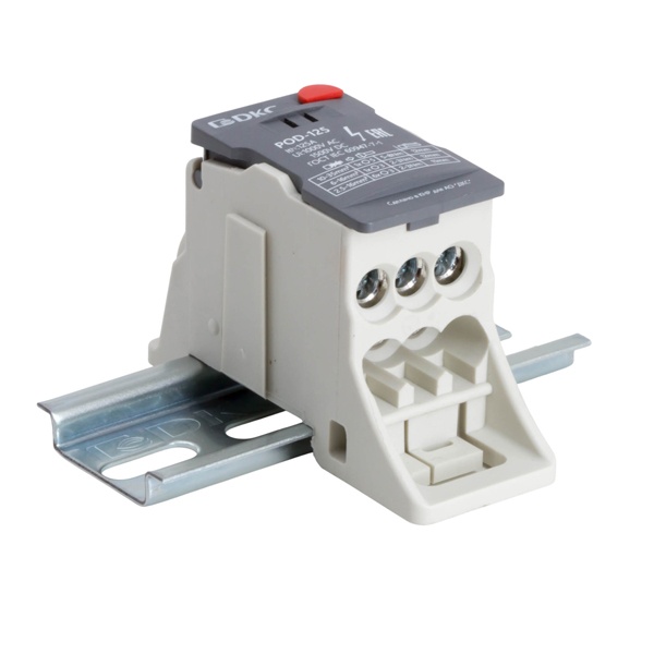 Блок распределительный DKC 1П 125А 1x35 мм2, 7х16 мм2 винтовой зажим