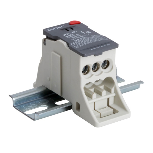 Блок распределительный DKC 1П 160А 1x70 мм2, 7х16 мм2 винтовой зажим