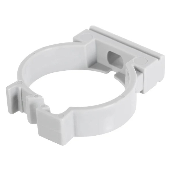 Держатель с защелкой Экопласт CFC20G без галогена для труб D20мм серый [уп.100шт]