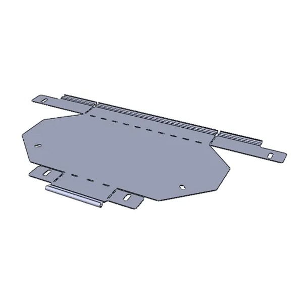 Угол горизонтальный EKF 90 град. для металлического лотка 80х150 (плоский) 0,7мм