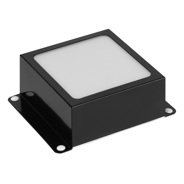 Светильник светодиодный ЭРА домино SPO-651-3-4K-B8 8W 4000K 84x84mm черный, грильято GL15 100х100mm