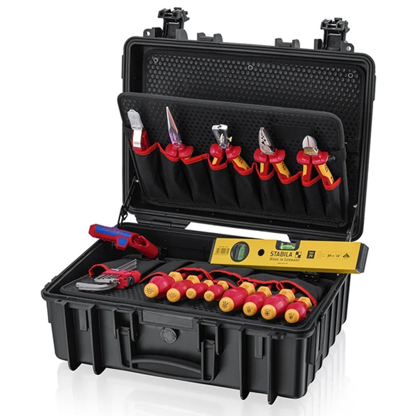 Чемодан Knipex инструментальный Robust23 Start Electric для электрики 24 предмета