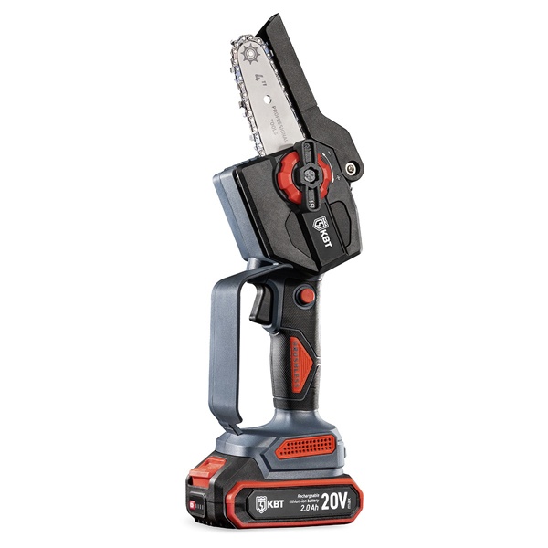 Пила КВТ цепная аккумуляторная CBS-20-04 Профи бесщеточная с размером шины 4 дюйма (10 см)