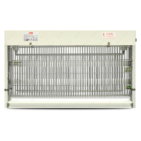 Ловушка для насекомых высоковольтная Well WE-400-2 площадь 240м2 (2 лампы 40Вт) 630x130x365мм
