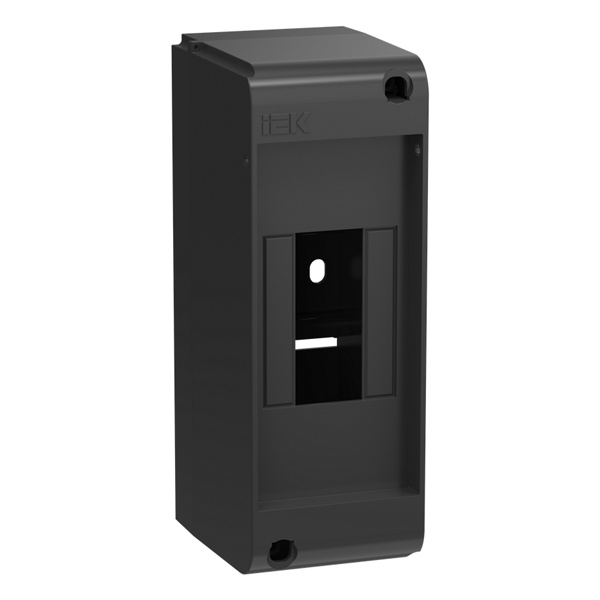Корпус накладной пластиковый ИЭК UNION КМПн-2 2 модуля без двери IP20 черный