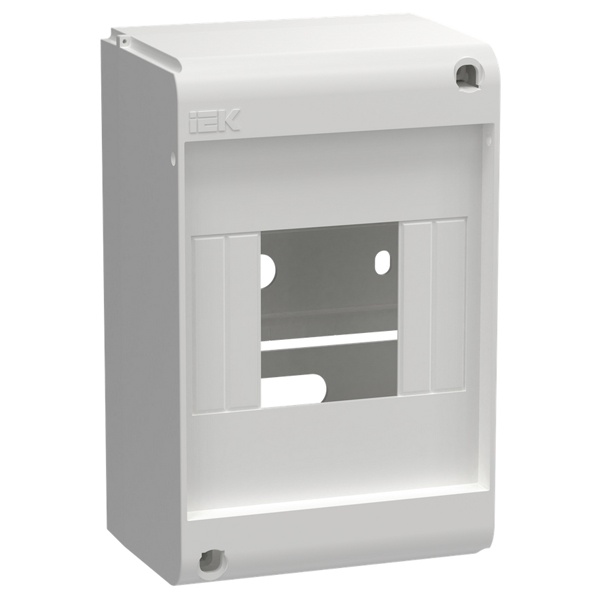 Корпус накладной пластиковый ИЭК UNION КМПн-4 4 модуля без двери IP20 белый