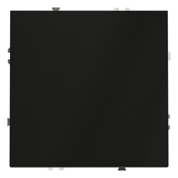 Выключатель одноклавишный встраиваемый Voltum S70 10А черный матовый