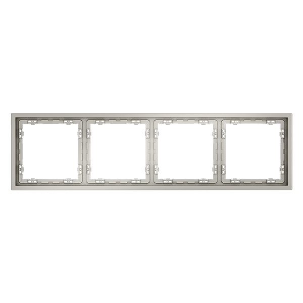 Рамка пластиковая Voltum S70 на 4 поста кашемир