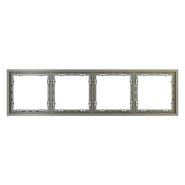 Рамка пластиковая Voltum S70 на 4 поста шелк