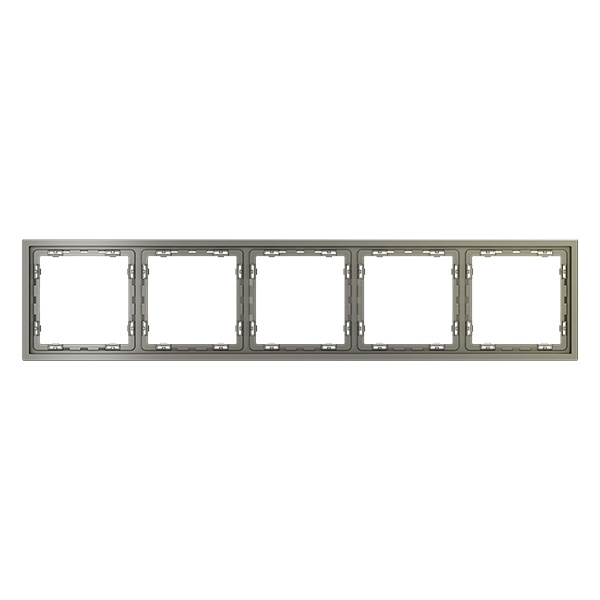 Рамка пластиковая Voltum S70 на 5 постов шелк